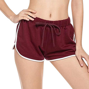Shorts Deportivos de Cintura Alta para Mujer, Transpirables, de Punto, Mezcla de Poliéster y Algodón, Secado Rápido, Ligeros, para Gimnasio, Fitness y Atletismo - Product Image 3