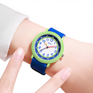 Montre analogique à quartz pour femme, design mignon, mouvement Ronda, cadran en verre, boîtier en alliage, bracelet en silicone, 38 mm, étanche, 1 an de garantie sur la batterie, TPW - Product Image 4