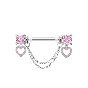 Gaby Fashion Body Jewelry Fil <span class=keywords><strong>Piercing</strong></span> Bar Anneau de poitrine Anneaux de mamelon - Product Image 4
