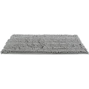 Tapis absorbant la saleté, imperméable, 60 x 50 cm, gris, tapis et coussinets pour animaux de compagnie - Product Image 1