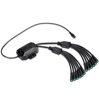 Kit de 12 projecteurs LED RGB pour éclairage de dessous de caisse, en aluminium, pour 4x4, camion, VTT, SUV