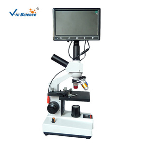 Professional high-definition <b>microscope</b> with constant temperature heating and display screen for viewing pig sperm and eggs, - Product Image 1