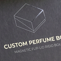 Boîte cadeau personnalisée noire pour eau de parfum et boîte magnétique pour parfum avec boîte en papier pour la présentation des parfums