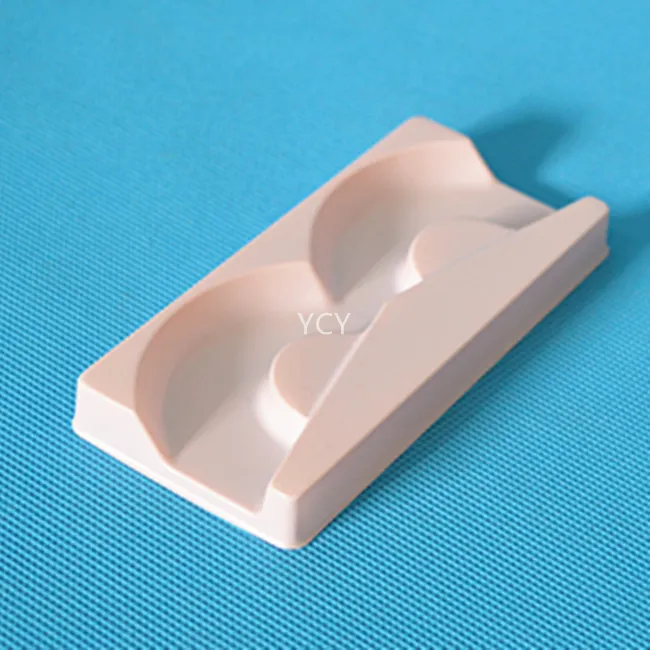 Белый розовый пользовательский лоток для ресниц прозрачный ПЭТ блистер упакованный внутренний лоток косметический ПВХ пластиковый лоток для вставки ресниц лоток