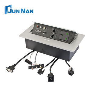 Nhà Máy Giá tùy chỉnh Hợp kim nhôm điện máy tính để bàn ẩn ổ cắm bật lên bảng ổ cắm cho phòng hội nghị nhà - Product Image 1