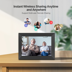 BLACK Memory <strong>Frame</strong> Video IPS 10.1 Inch FrameO APP Loop Video Widescreen WIFI <strong>Photo</strong> <strong>Frame</strong> - Product Image 5