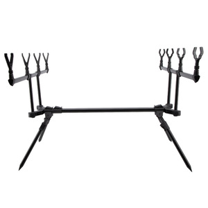 Support de canne à pêche télescopique de style européen en alliage d'aluminium Beiyue Northern Mountain RY060 à pliage rapide, trois/quatre têtes - Product Image 3