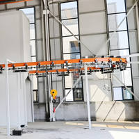 Máquina de Recubrimiento Electrostático en Polvo Equipada con un Horno de Recuperación Ciclónico/Línea de Recubrimiento en Polvo para Paneles Metálicos