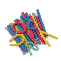 Bigoudis flexibles Kokoberry personnalisables (couleur et logo), longueur sur mesure, haute qualité, pour boucler les cheveux à froid à domicile