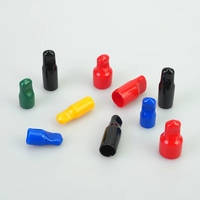 Bouchon de protection en PVC souple multi-tailles à languette facile à retirer pour tubes ronds, moulé par immersion, en vinyle, anti-humidité et anti-poussière