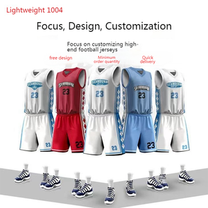 Prix de gros Qualité supérieure personnalisée pour les jeunes hommes femmes enfants chemises col en V unisexe enfants taille vêtements de <span class=keywords><strong>basket</strong></span>-ball - Product Image 4