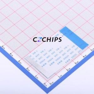 JS05B-54P-050-4-8 FFC Cable (Flexible Flat Cable) P=0.5mm Connector 54P 0.5mm 0.3mm Reverse - Product Image 1