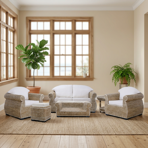 Modern Modular Corner <b>Sofa</b> and Table Set with Wood <b>Material</b> for Living Room - Product Image 2