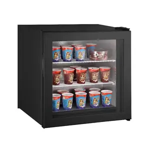 VanaceSD55L商用アイスクリーム直立ディスプレイミニ冷蔵庫冷凍庫