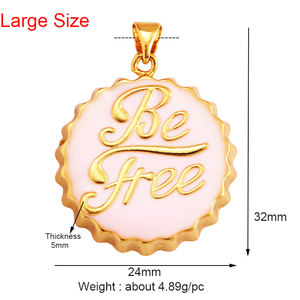 Be free <span class=keywords><strong>Coca</strong></span> Boisson Bouteille Cap Émail Charme Néon <span class=keywords><strong>Rose</strong></span> Orange Rouge Pendentif Huile Chute, Collier Bracelet Pendentif M08 - Product Image 5