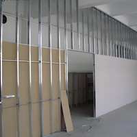 Profilés et rails métalliques galvanisés pour système de cloisons sèches, installation facile