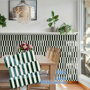 Autoadhesivo Peel and Stick 3D <span class=keywords><strong>Subway</strong></span> Tile para baño Cocina Sala de estar Pegatinas de azulejos impermeables - Product Image 1