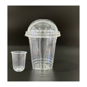Tapas de vasos desechables de plástico PP transparente Capacidad sostenible de 500ml No Tóxico para bebidas de té Buen precio Fabricante directo de Vietnam - Product Image 4