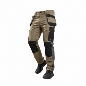Pantalones de Trabajo Industriales Resistentes al Polvo y Antiestáticos para Hombre, para Uso en Construcción, Almacenes y Exteriores - Product Image 1