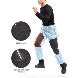 FOXA Waterproof Mens <b>Ski</b> Pants With Bottom Leg Zipper Outdoor Snowboard Hiking Pants - Product Image 6