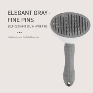 Brosse pour chat et chien à poils longs ou courts, brosse autonettoyante pour l'élimination des poils et le toilettage, peigne pour enlever les poils d'animaux - Product Image 4