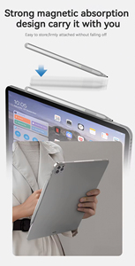Lápiz Táctil Magnético de Aluminio con Función de Inclinación, Tiempo de Respuesta de 21ms, Marca Neutral, Longitud de 14.2cm, Compatible con Microsoft <span class=keywords><strong>Surface</strong></span> - Product Image 5