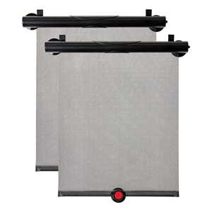 Parent's Choice Easy Install Roller Sunshade, Blocking de la chaleur et des UV, Baby on Board, Universal Fit Lot de 2 pièces - Product Image 1