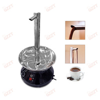Fontaine à chocolat électrique commerciale à 5 niveaux pour mariage, fête de famille, buffet d'hôtel, avec robinet distributeur