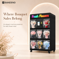 Máquina Expendedora Automática de Ramos de Flores BANDENG 6510XH 10T con Apertura y Cierre Rápidos para la Venta de Flores Frescas