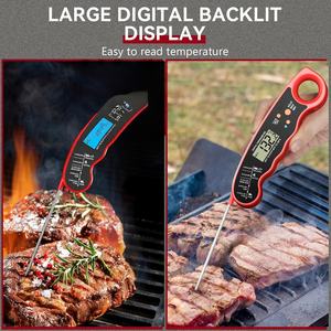 Termómetro Digital Impermeable IPX6 con Pantalla LCD de Lectura Instantánea para Cocina, Alimentos, Barbacoa, Carne - Product Image 4