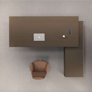 Bureau de direction moderne de luxe au design unique avec assemblage facile Caractéristiques en bois extensibles personnalisées de haute qualité - Product Image 4