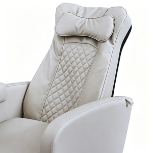 Fauteuil de pédicure spa de luxe avec massage des pieds, design moderne, fonctionnalités réglables et cuvette - Product Image 4