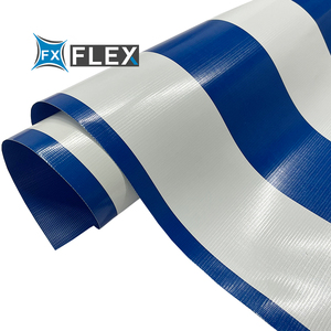 Bâche non tissée hydrofuge d'épaisseur moyenne JS 9x9 tissu extensible résistant aux UV enduit de PVC pour auvents - Product Image 2