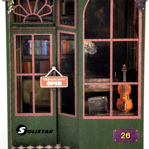 Librería de Libros en Miniatura de Madera Personalizada, Inserto para Estante, Rompecabezas 3D de Madera con Servicio de Corte Láser Personalizado - Product Image 3