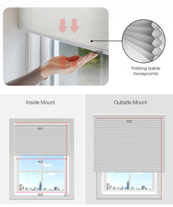 ظلال لاسلكية آلية من الأعلى إلى الأسفل قماش خلوي من الأعلى - Product Image 6