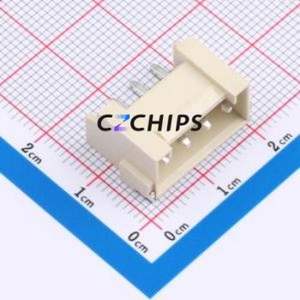 HCZZ0590-4 Wire-to-Board Pin Header SMD,P=3.96mm,Horizontal Mount Connector 1x4P 3.96mm Horizontal Mount VH - Product Image 1
