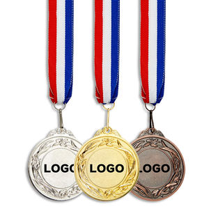 ميدالية جري ذهبية مخصصة ثلاثية الأبعاد، ميدالية فارغة من سبيكة الزنك، صمم ميداليتك الخاصة - Product Image 1