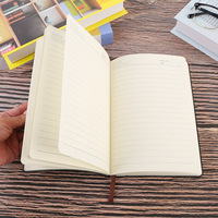 Cahier de notes personnalisé en peau de mouton synthétique en cuir PU végétalien souple simple Papier recyclé Couverture flexible A5 Haut de gamme Livre ligné