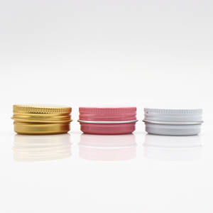 30g, 50ml, 80g, <span class=keywords><strong>1</strong></span> oz, 2 onzas, lata de aluminio metálico, 2 oz, contenedor de tarros de vela, tarro redondo de aluminio de 200 <span class=keywords><strong>gramos</strong></span> para crema cosmética - Product Image 2