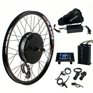 Kit de conversion de vélo électrique à moteur de moyeu haute vitesse pour roue arrière, 72V 3000W/5000W, 52V <span class=keywords><strong>2000W</strong></span>, batterie lithium 20Ah/30Ah, VTT - Product Image 1