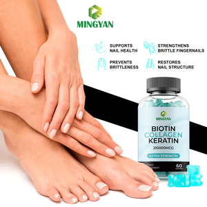 Gomitas de Biotina, Colágeno y Queratina OEM/ODM, Fórmula Premium para la Vitalidad del Cabello, Fortalecimiento de Uñas, Aclaramiento de la Piel, Certificación GMP, Belleza para Adultos - Product Image 3