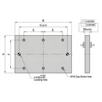 Plaque de base modulaire de précision OEM pour serrage CNC, solutions de maintien de pièces haute précision à verrouillage rapide