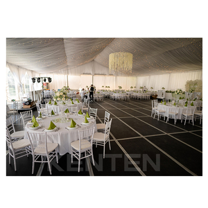 Bâtiments en PVC à portée libre, salle de réception de mariage préfabriquée de luxe, tente mobile à louer, structure d'événement portable, cadre de banquet, lieu de réception - Product Image 1