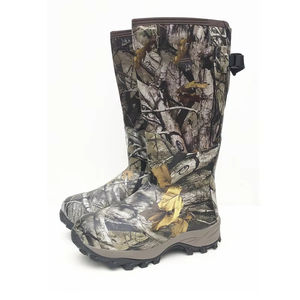 Venta al por mayor de neopreno de los hombres hasta la rodilla de goma camuflada impermeable mordedura a prueba de serpientes de caza Botas de senderismo para el invierno - Product Image 1