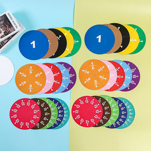 Cerchi Frazionari Magnetici in Spugna EVA, Materiale Didattico Montessori per Matematica, Giocattoli Educativi per l'Apprendimento Precoce e lo Sviluppo dell'Intelligenza - Product Image 2