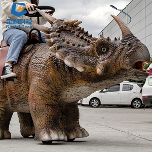 Productos Para <span class=keywords><strong>Parque</strong></span> De <span class=keywords><strong>Animales</strong></span> Al Aire Libre Coche De Dinosaurio Animatrónico Andante Para Montar En Venta - Product Image 6