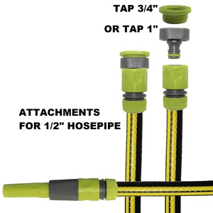 Ensemble de connecteurs de <span class=keywords><strong>tuyau</strong></span> <span class=keywords><strong>d</strong></span>'<span class=keywords><strong>arrosage</strong></span> de jardin haute pression 1/2 ", accessoire adaptateur de robinet <span class=keywords><strong>d</strong></span>'<span class=keywords><strong>arrosage</strong></span>, raccord de buse de pulvérisation <span class=keywords><strong>pistolet</strong></span> - Product Image 3