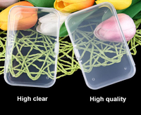 Tous types de boîtes d'emballage en matériau PP pour boîte de rangement en plastique, boîte transparente écologique