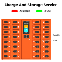 Casier de recharge intelligent à 32 compartiments avec reconnaissance faciale, mot de passe et carte IC, stockage haute densité pour téléphones portables, idéal pour les écoles et les bureaux