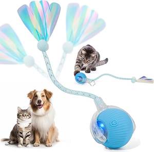 Balle automatique intelligente pour animaux de compagnie, jouet interactif pour chiens et chats, jouet auto-entretenant résistant aux morsures - Product Image 1
